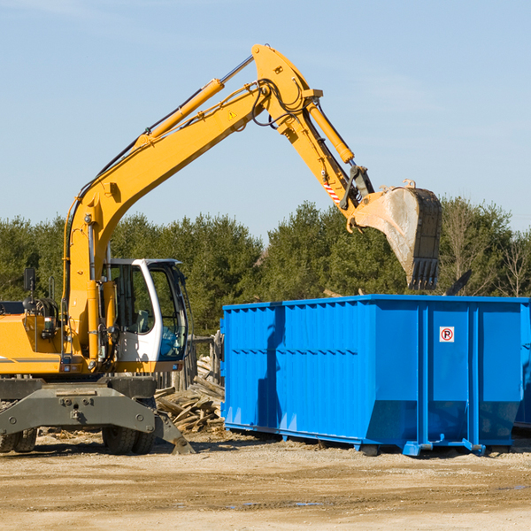 what size residential dumpster rentals are available in Southgate MI